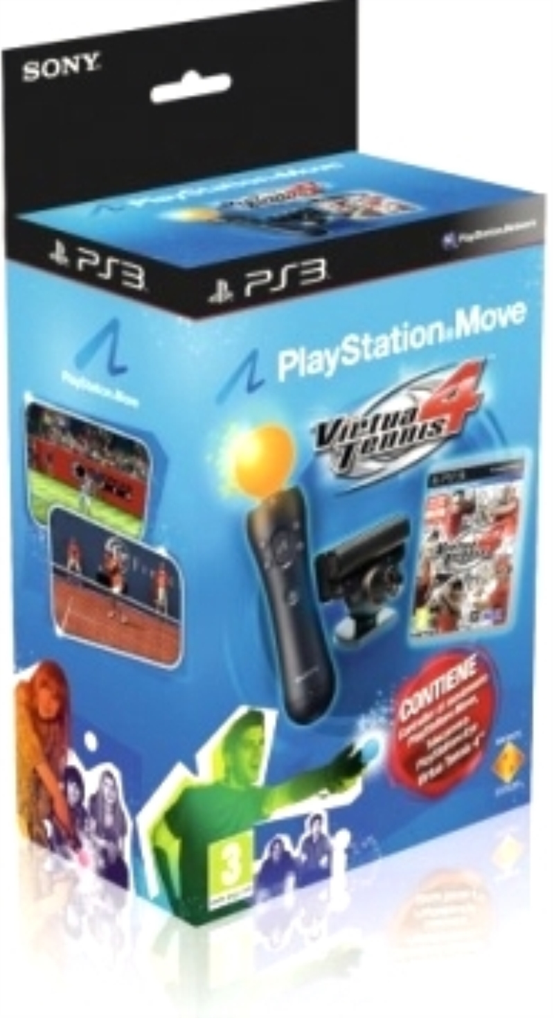 SONY Virtual Tennis 4 + telecomando + controller per Sony PS3